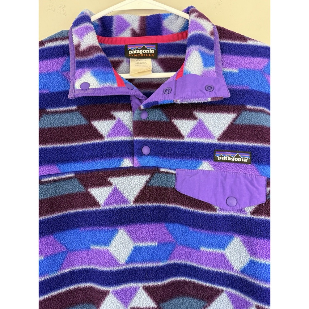 Patagonia Synchilla Snap Fleece Pullover Women's Medium Southwestern Aztec